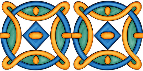 Ceramiche artistiche di Caltagirone Sicilia Italia Mattonelle Scala Matrice Scala Maria Santissima del Monte © Haller Tornello