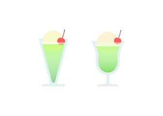 メロンソーダセット（JPEG）