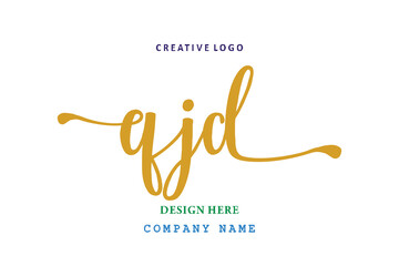 QJD  lettering logo is simple, easy to understand and authoritative