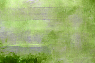 Green abstract painting background