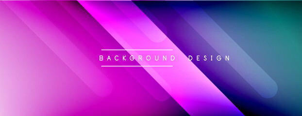 Dynamic lines abstract background. 3D shadow effects and fluid gradients. Modern overlapping forms