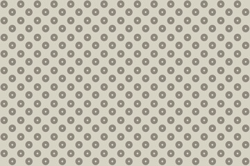 Seamless donut dot pattern beige background 