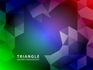 Vector of modern abstract triangular background - Vector