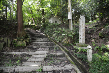 法明院　参道　滋賀県大津市