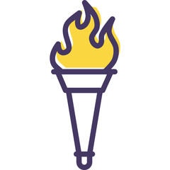 Olympic Torch Icon