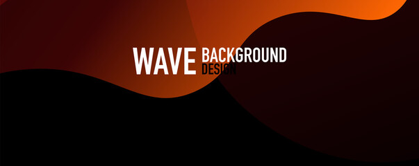 Abstract background - shiny fluid gradients and overlapping waves. Vector Illustration For Wallpaper, Banner, Background, Landing Page