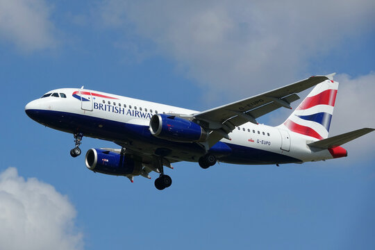 british airways A319 vue cot&eacute;