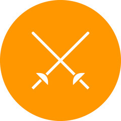 Fototapeta premium Fencing Icon