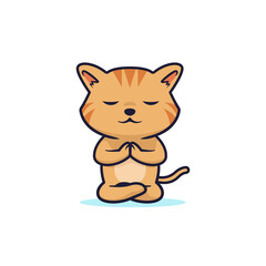 Cute cat vector illustration design