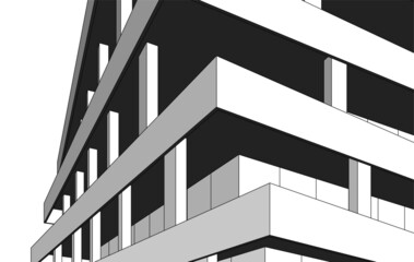 architecture drawing vector design