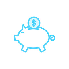 Illustration Vector Graphic of Piggy Bank icon