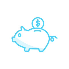 Illustration Vector Graphic of Piggy Bank icon
