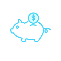 Illustration Vector Graphic of Piggy Bank icon