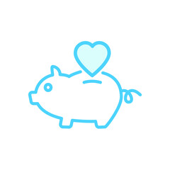 Illustration Vector Graphic of Piggy Bank icon