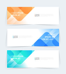 Naklejka premium Vector abstract graphic design Banner Pattern background template.
