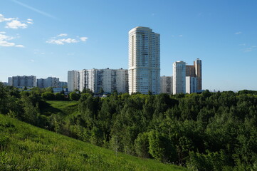 Obraz premium skyscrapers in the city