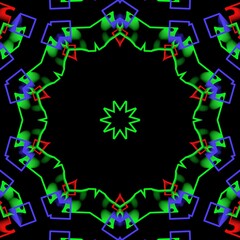 Indian floral pattern illustration design.