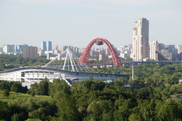 moscow: city harbour bridge