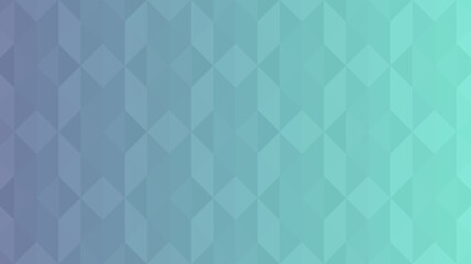 Fototapeta premium Abstract blue low-polygons generative background, illustration. Triangular pixelation.