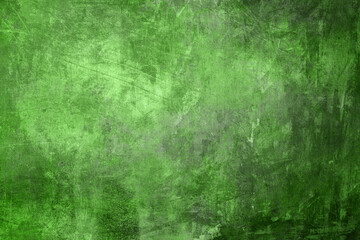 Green painting grunge backdrop