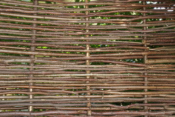 Wiedenzaun im Sommer