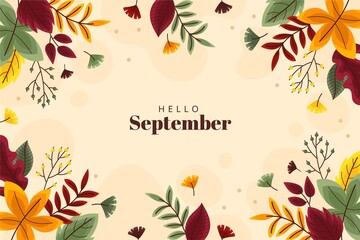 Hello September Background