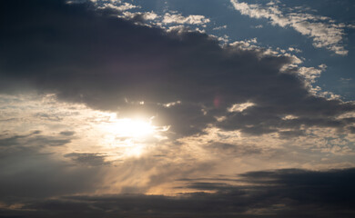 clouds at sunset