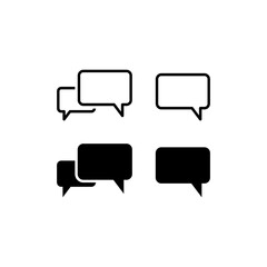 Obraz premium Talk bubble speech icon