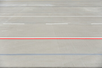 Texture of modern airport runway with stripes