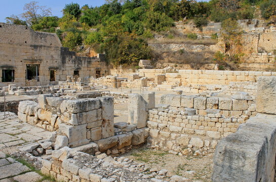 
Elaiussa Sebaste - the ruins of an ancient Roman city in the province of Mersin, turkey
