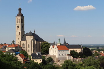 Fototapeta na wymiar The town of Kutná Hora. Church.
