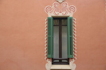 Fototapeta na wymiar Barcelona buildings and architecture from Gaudi