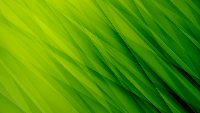 Abstract Green Vector Background With Stripes