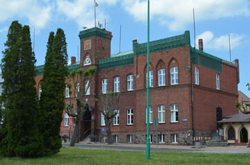 Miasto Wolin, Urząd Miasta, Polska © Ewa