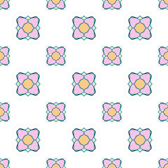 hand-drawn multicolor repeat pattern on transparent background, repeat pattern for textile, wallpaper, wrapper, packaging, and all other seamless printing jobs, pattern added to the swatch panel.