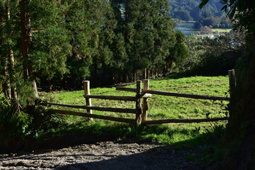 Farm with a Fenced Field on San Miguel