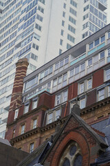 The building around the sea front of Brighton show architectural detail from a range of centuries dating back to Victorian times.