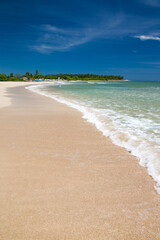 beautiful beach and tropical sea