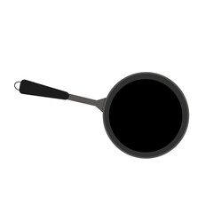 Frying pan vector illustration. element flat design style