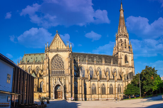 New Cathedral or Cathedral of the Immaculate Conception or St. Mary Church in Linz, Austria