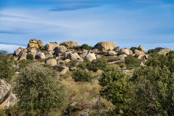 Los Barruecos Natural Monument, Malpartida de Caceres, Extremadura, Spain.
