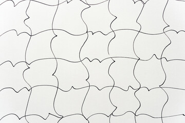 fancy grid made of bracket shaped lines on ivory paper