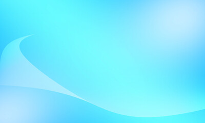 Elegant graphic background, smooth blur, curved and wave pattern, bright blue texture for illustration.