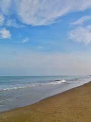 Fototapeta na wymiar playa mar azul
