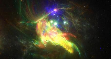 Fototapeta premium nebula galaxy background