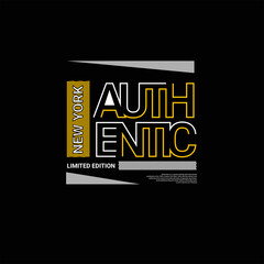Fototapeta premium Authentic writing design, suitable for screen printing t-shirts, clothes, apparel, jackets and others