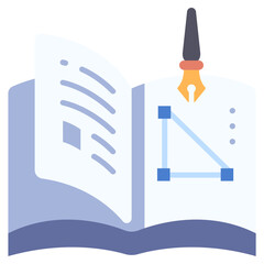 graphic design book icon