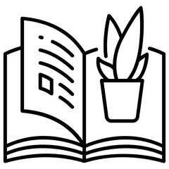 botanic book icon