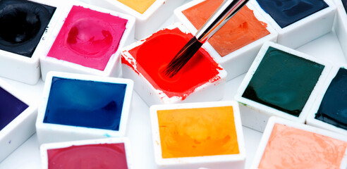 Aquarellfarben