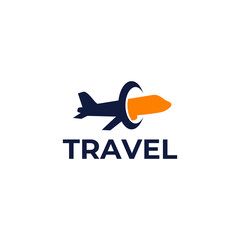 Travel company logo design template